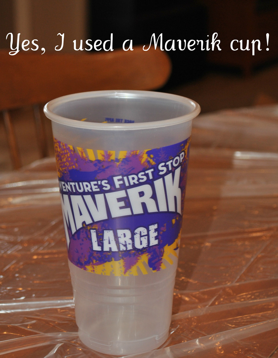 Glitter cup tutorial. Craft