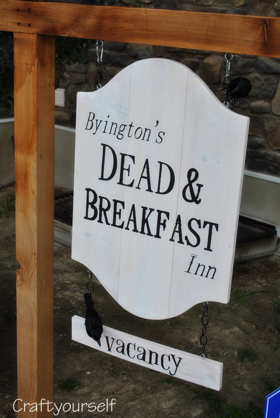 Dead And Breakfast Sign Craft