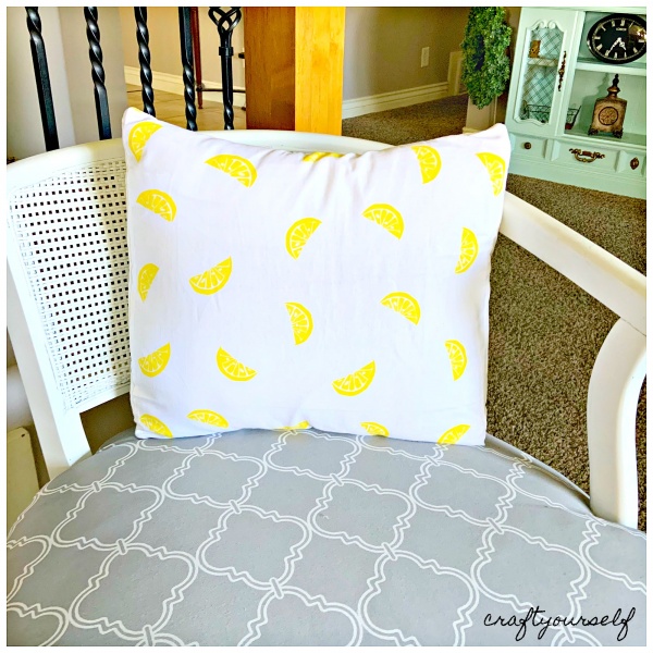 lemon shaped pillow