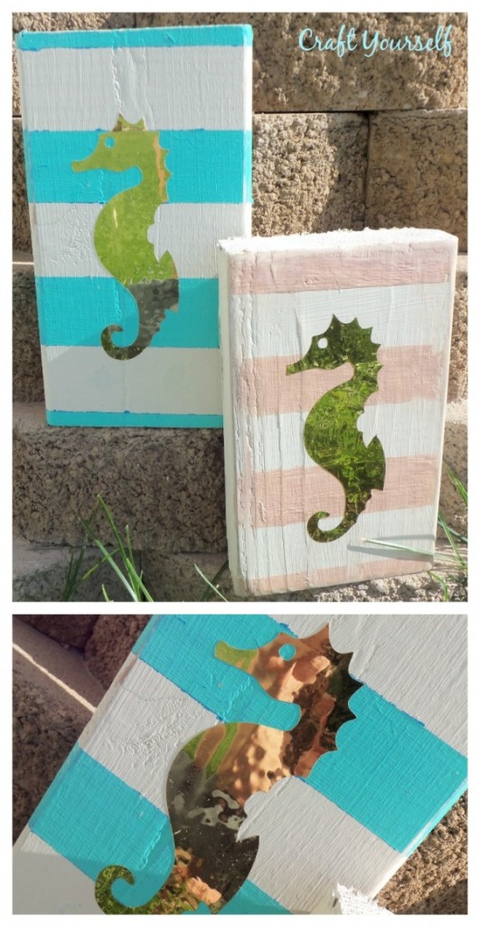 Sea horse pink & blue boards