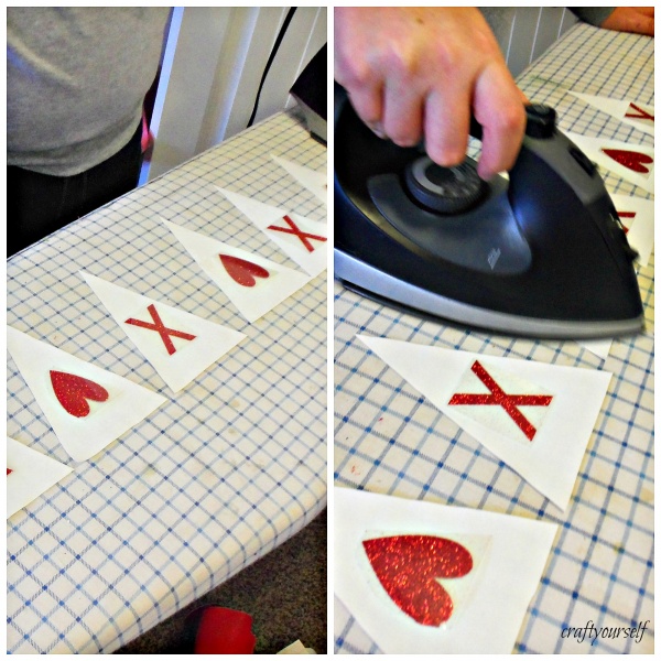 xoxo banner ironing