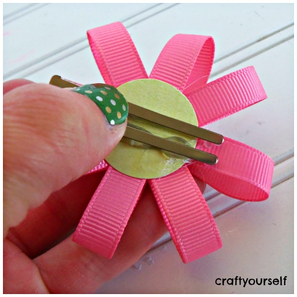 hair bow card clip