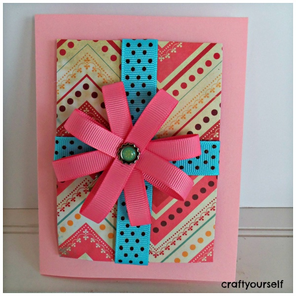 hair bow card