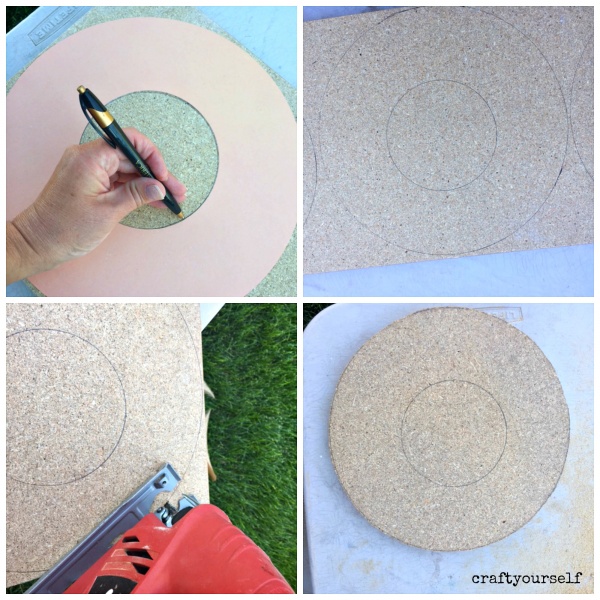 circle wreath trace cut