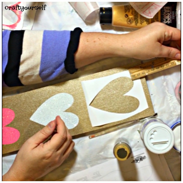 jute heart templates