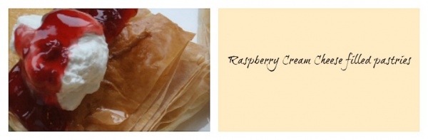 Air Fried Raspberry pastry