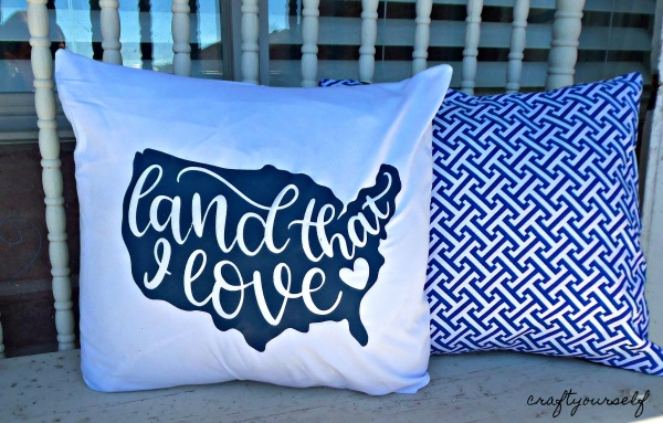 land that I love pillows