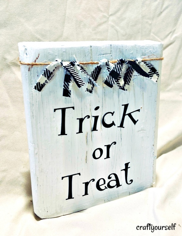 Trick or Treat block with Mini Banner